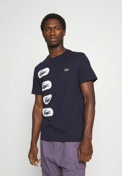 Lacoste T-shirt Imprimé - Marine