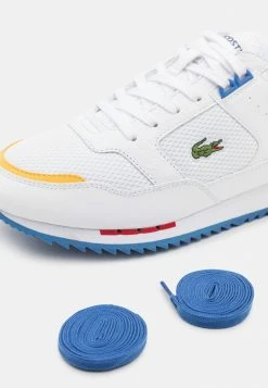 Lacoste PARTNER PISTE - Baskets Basses - White/blue -Lacoste Soldes Magasin 60741702bc2d4f79a51e4683308c8f74