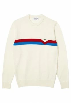Lacoste Pullover - Blanc / Bleu / Rouge -Lacoste Soldes Magasin 60c0fcaaef34459db5e7d6ea6f997f31