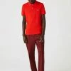 Lacoste KORTE MOUW - Polo - Rouge