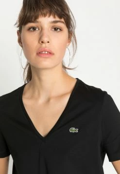 Lacoste T-shirt Basique - Black -Lacoste Soldes Magasin 61813a0c277d4a479d207f9de67f81fe