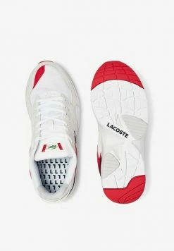 Lacoste STORM 96 - Baskets Basses - White/red -Lacoste Soldes Magasin 618b212a6aeb45f0bb0848184fe7c31a