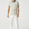 Lacoste Polo - Blanc Beige Bleu Clair