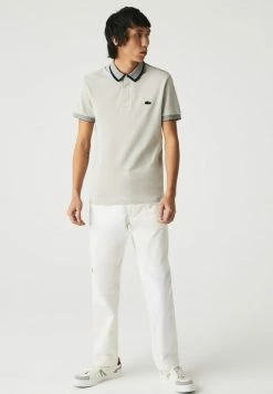 Lacoste Polo - Blanc Beige Bleu Clair
