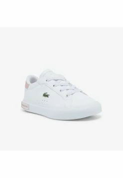 Lacoste POWERCOURT - Baskets Basses - Wht/lt Pnk