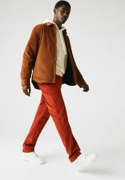 Lacoste VRIJETIJDS - Chino - Marron -Lacoste Soldes Magasin 63f6a50394274308bac3f9b47f2b607c