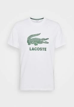 Lacoste T-shirt Imprimé - White -Lacoste Soldes Magasin 65d90754780e4e10bc86ff792d10ec54