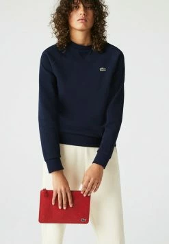 Lacoste Pochette - Allover Embossed Rouge