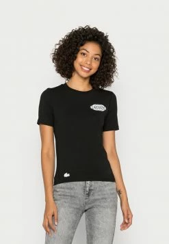 Lacoste EXCLUSIVE - T-shirt Imprimé - Black
