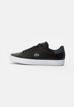 Lacoste POWERCOURT - Baskets Basses - Blk/dk Gry