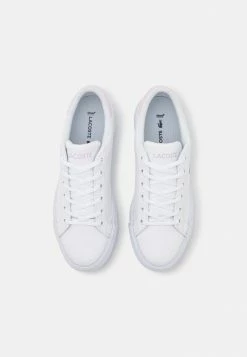 Lacoste LEROND PLUS - Baskets Basses - White/light Pink -Lacoste Soldes Magasin 67971a98c3104e0d95274f4af574ddd1