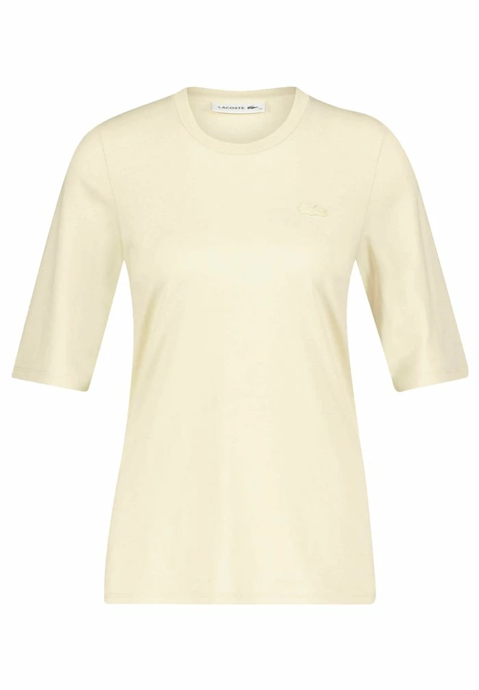Lacoste T-shirt Basique - Beige 1 Lacoste T-shirt Basique - Beige
