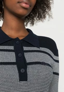 Lacoste Robe Pull - Navy Blue/flour -Lacoste Soldes Magasin 69686b4ee8ad4d0d9b395e6b67ed5a1b