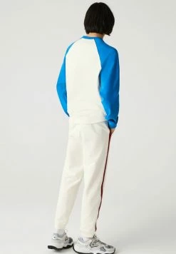 Lacoste Pantalon De Survêtement - Blanc/rouge/bleu -Lacoste Soldes Magasin 6a5e45ba410f4791a5bd471128256c10