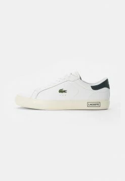 Lacoste POWERCOURT - Baskets Basses - White Dark Green