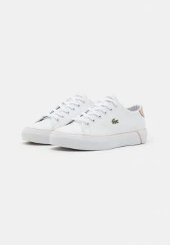 Lacoste GRIPSHOT - Baskets Basses - White/light Pink -Lacoste Soldes Magasin 6d6862df6221474da9887d15455c1758