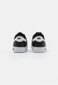 Lacoste POWERCOURT - Baskets Basses - Black/white -Lacoste Soldes Magasin 6e3835e53390401093c757180443e491