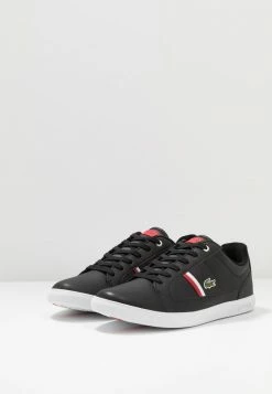 Lacoste EUROPA - Baskets Basses - Black/white -Lacoste Soldes Magasin 6ec383c3669b4246b4f6ea5dbc69b813