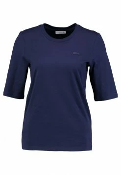 Lacoste T-shirt Basique - Navy Blue -Lacoste Soldes Magasin 6eec9f822b694dafa92f8fd7d7ad63fe