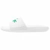 Lacoste CROCO SLIDE - Sandales De Bain - White