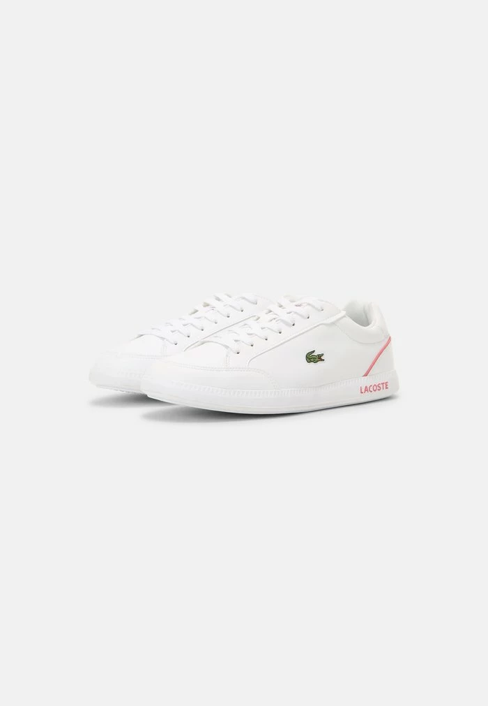 Lacoste GRADUATE CAP - Baskets Basses - White/dark Pink 3 Lacoste GRADUATE CAP - Baskets Basses - White/dark Pink – Image 3