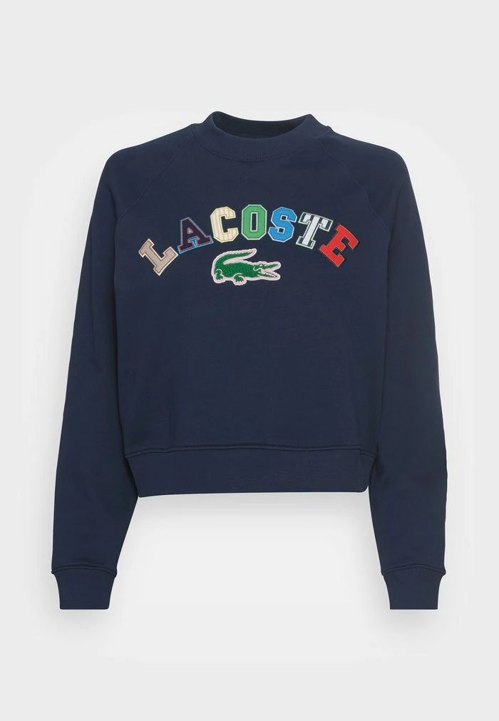 Lacoste Sweatshirt - Navy Blue 4 Lacoste Sweatshirt - Navy Blue – Image 4