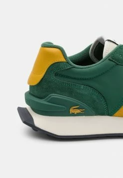 Lacoste DELUXE - Baskets Basses - Dark Green/yellow -Lacoste Soldes Magasin 7332a723b7644318a712d7c974c2ab7b