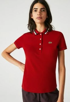 Lacoste Polo - Rouge / Blanc / Bleu Marine