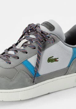 Lacoste T-CLIP - Baskets Basses - Gry/lt Blu -Lacoste Soldes Magasin 76ed6826799e43d1a477602fcf12e64e