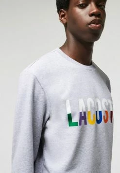 Lacoste Sweatshirt - Gris Chine/ Blanc 7 Lacoste Sweatshirt - Gris Chine/ Blanc -Lacoste Soldes Magasin 7706601d849142aab3440717a161514a