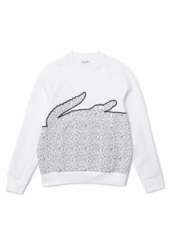 Lacoste Sweatshirt - White -Lacoste Soldes Magasin 7786b544d6764d68ad3b19c2b8106869