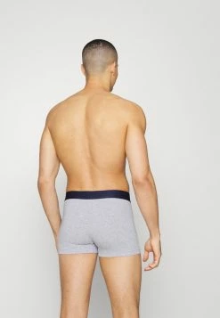 Lacoste 3 PACK - Shorty - Navy Blue/silver Chine/mandarin Tree Orange -Lacoste Soldes Magasin 779abd4f30334b8794311bfe1db648a9