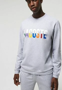 Lacoste Sweatshirt - Gris Chine/ Blanc