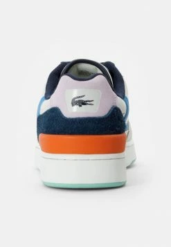 Lacoste T-CLIP - Baskets Basses - Off White/blue -Lacoste Soldes Magasin 788b6c275c0b48658eb058448bf6c1a6