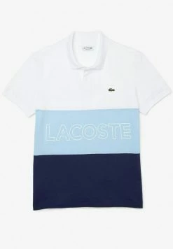 Lacoste Polo - Blanc/bleu/bleu