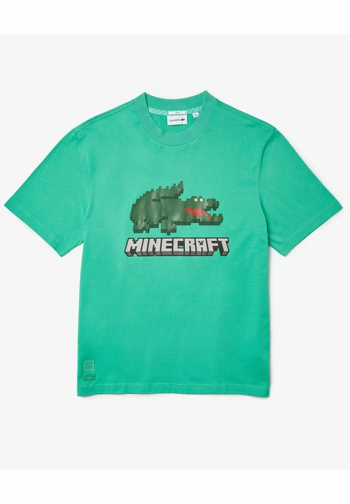 Lacoste MINECRAFT - T-shirt Imprimé - Vert 5 Lacoste MINECRAFT - T-shirt Imprimé - Vert – Image 5