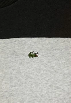 Lacoste Sweatshirt - Gris Chine Noir -Lacoste Soldes Magasin 7b9c80c3730c42a0926c89074a9fbe5f
