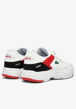 Lacoste STORM 96 - Baskets Basses - White/red -Lacoste Soldes Magasin 7c14522a2cb64cae8533579ce36781b6