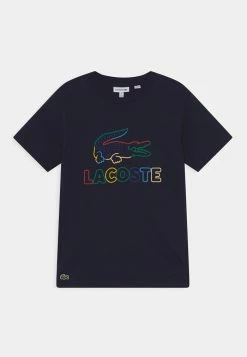Lacoste T-shirt Imprimé - Navy Blue/multi-coloured