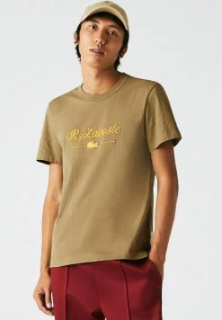 Lacoste T-shirt Imprimé - Vert Kaki