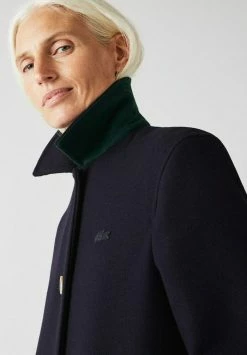 Lacoste Manteau Classique - Bleu Marine / Bleu Marine -Lacoste Soldes Magasin 7eb253ced8c74f5b92e48ee103a53e64