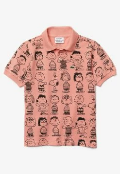 LACOSTE X PEANUTS - Polo - Rose / Noir