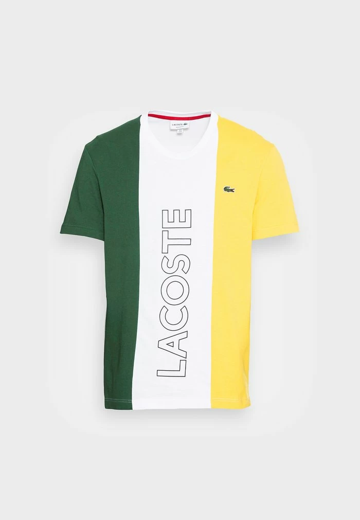 Lacoste UNISEX - T-shirt Imprimé - White/green Broom 2 Lacoste UNISEX - T-shirt Imprimé - White/green Broom – Image 2