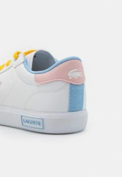 Lacoste POWER COURT EXCLUSIVE - Baskets Basses - White/pink -Lacoste Soldes Magasin 82efed250b1343f98fc71d08ca8037b9
