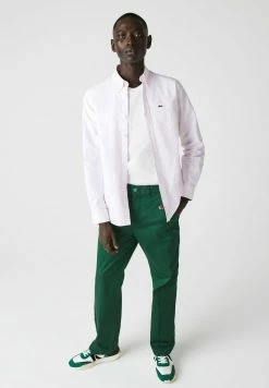 Lacoste Soldes Magasin 45 Lacoste LANGE MOUW - Chemise - Blanc/rose Pale