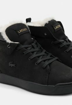 Lacoste EXPLORATEUR THERM0 - Baskets Montantes - Black -Lacoste Soldes Magasin 83875756b60a400db1763922192cbeba