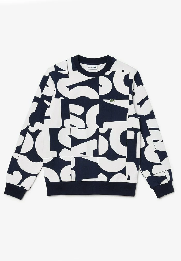 Lacoste Sweatshirt - Bleu Marine Blanc 5 Lacoste Sweatshirt - Bleu Marine Blanc – Image 5