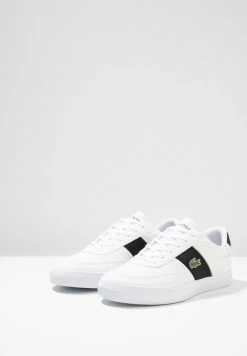 Lacoste COURT MASTER - Baskets Basses - White/black -Lacoste Soldes Magasin 84ec9d8a590749daac3ce2dbcd4ba812