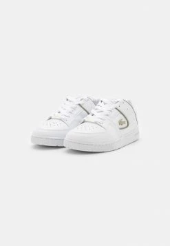 Lacoste COURT CAGE - Baskets Basses - White/platinum -Lacoste Soldes Magasin 8545241b0faf4caa8b679948b2a0117d