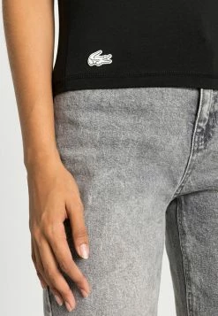 Lacoste EXCLUSIVE - T-shirt Imprimé - Black -Lacoste Soldes Magasin 859adeee39424a918b6b4df625853753